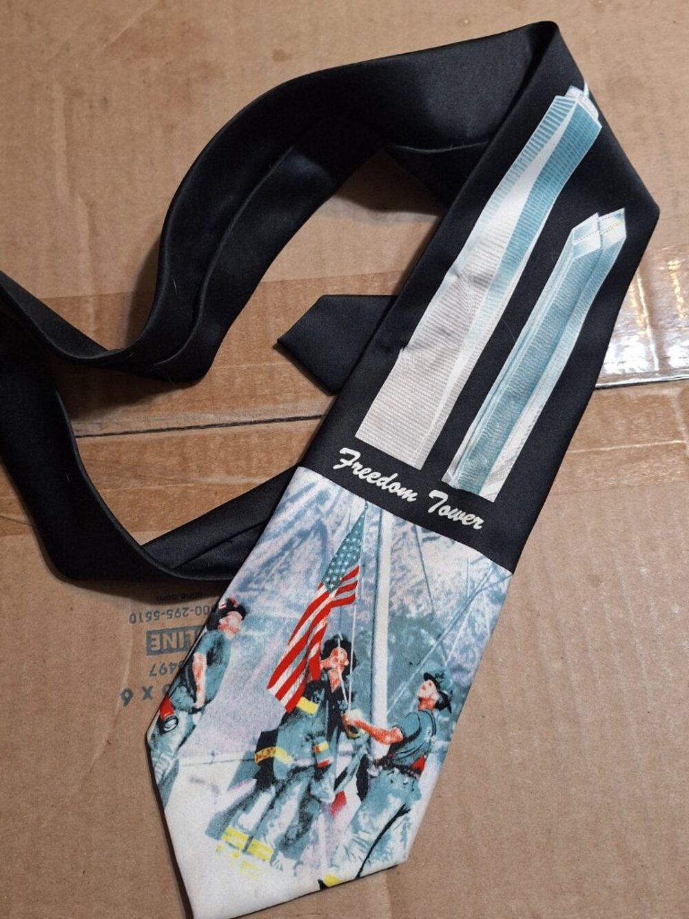 new york freedom tower tie